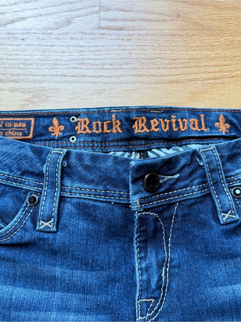 Rock Revival Medium Blue Bootcut Jeans size29 - Picture 5 of 5